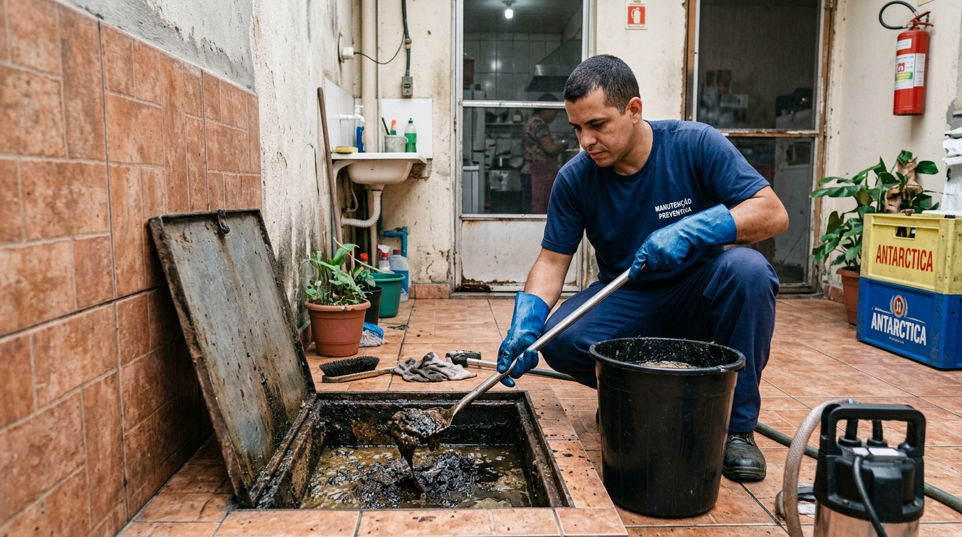 Limpeza de Caixa de Gordura perto de mim em Marília‑SP